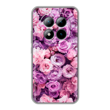 Силиконовый чехол на Xiaomi Redmi Note 15 Pro Plus 5G с принтом лавандовые розы Силиконовый чехол на Xiaomi Redmi Note 15 Pro Plus 5G с принтом лавандовые розы