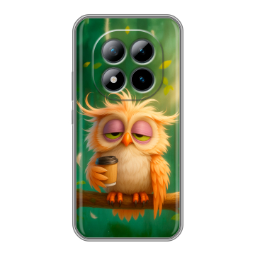 Силиконовый чехол на Xiaomi Redmi Note 15 Pro Plus 5G с принтом сова Силиконовый чехол на Xiaomi Redmi Note 15 Pro Plus 5G с принтом сова