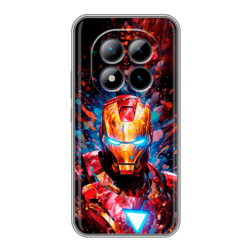 Силиконовый чехол на Xiaomi Redmi Note 15 Pro Plus 5G с принтом Железный человек Ironman Силиконовый чехол на Xiaomi Redmi Note 15 Pro Plus 5G с принтом Железный человек Ironman