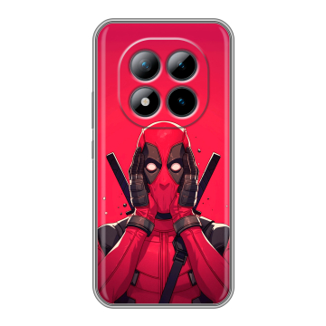 Силиконовый чехол на Xiaomi Redmi Note 15 Pro Plus 5G с принтом Дедпул Deadpool Силиконовый чехол на Xiaomi Redmi Note 15 Pro Plus 5G с принтом Дедпул Deadpool