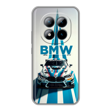 Силиконовый чехол на Xiaomi Redmi Note 15 Pro Plus 5G с принтом БМВ BMW Силиконовый чехол на Xiaomi Redmi Note 15 Pro Plus 5G с принтом БМВ BMW