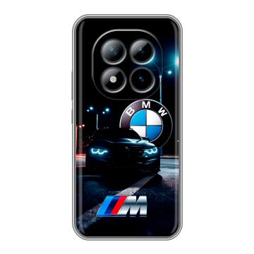 Силиконовый чехол на Xiaomi Redmi Note 15 Pro Plus 5G с принтом БМВ BMW