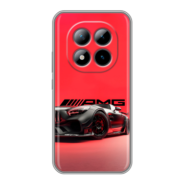 Силиконовый чехол на Xiaomi Redmi Note 15 Pro Plus 5G с принтом Мерседес Mercedes AMG