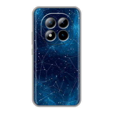Силиконовый чехол на Xiaomi Redmi Note 15 Pro Plus 5G с принтом Космос звезды