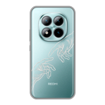 Силиконовый чехол на Xiaomi Redmi Note 15 Pro Plus 5G с принтом Сотворение мира