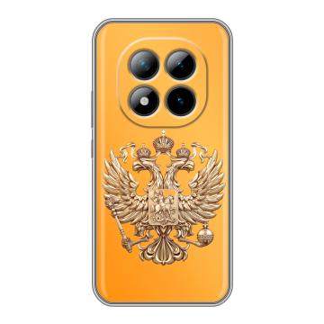 Силиконовый чехол на Xiaomi Redmi Note 15 Pro Plus 5G с принтом Герб Флаг России Силиконовый чехол на Xiaomi Redmi Note 15 Pro Plus 5G с принтом Герб Флаг России