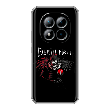 Силиконовый чехол на Xiaomi Redmi Note 15 Pro Plus 5G с принтом Death note Тетрадь смерти Силиконовый чехол на Xiaomi Redmi Note 15 Pro Plus 5G с принтом Death note Тетрадь смерти