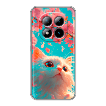 Силиконовый чехол на Xiaomi Redmi Note 15 Pro Plus 5G с принтом Красивый кот Силиконовый чехол на Xiaomi Redmi Note 15 Pro Plus 5G с принтом Красивый кот