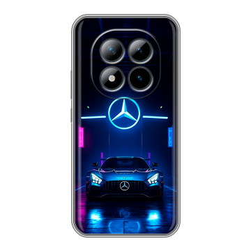 Силиконовый чехол на Xiaomi Redmi Note 15 Pro Plus 5G с принтом Mercedes Мерседес Силиконовый чехол на Xiaomi Redmi Note 15 Pro Plus 5G с принтом Mercedes Мерседес