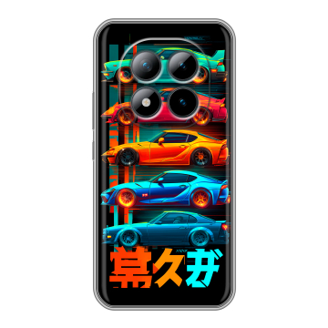 Силиконовый чехол на Xiaomi Redmi Note 15 Pro Plus 5G с принтом машины тачки Силиконовый чехол на Xiaomi Redmi Note 15 Pro Plus 5G с принтом машины тачки