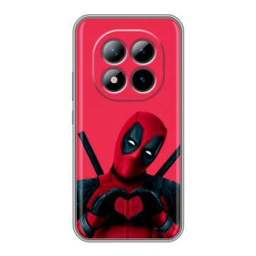 Силиконовый чехол на Xiaomi Redmi Note 15 Pro Plus 5G с принтом Дедпул Deadpool Силиконовый чехол на Xiaomi Redmi Note 15 Pro Plus 5G с принтом Дедпул Deadpool