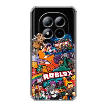 Силиконовый чехол на Xiaomi Redmi Note 15 Pro Plus 5G с принтом Roblox Роблокс Силиконовый чехол на Xiaomi Redmi Note 15 Pro Plus 5G с принтом Roblox Роблокс