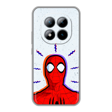 Силиконовый чехол на Xiaomi Redmi Note 15 Pro Plus 5G с принтом Spiderman Человек паук Силиконовый чехол на Xiaomi Redmi Note 15 Pro Plus 5G с принтом Spiderman Человек паук