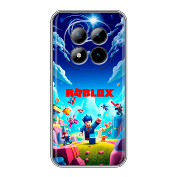 Силиконовый чехол на Xiaomi Redmi Note 15 Pro Plus 5G с принтом Roblox Роблокс Силиконовый чехол на Xiaomi Redmi Note 15 Pro Plus 5G с принтом Roblox Роблокс
