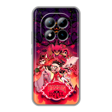 Силиконовый чехол на Xiaomi Redmi Note 15 Pro Plus 5G с принтом Hazbin Hotel Отель Хазбин Силиконовый чехол на Xiaomi Redmi Note 15 Pro Plus 5G с принтом Hazbin Hotel Отель Хазбин