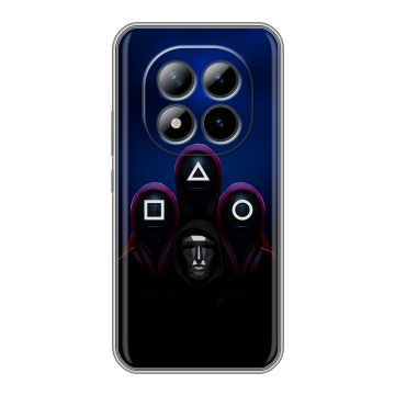 Силиконовый чехол на Xiaomi Redmi Note 15 Pro Plus 5G с принтом Игра Кальмара Силиконовый чехол на Xiaomi Redmi Note 15 Pro Plus 5G с принтом Игра Кальмара