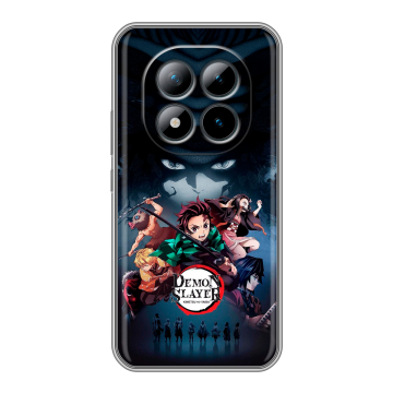 Силиконовый чехол на Xiaomi Redmi Note 15 Pro Plus 5G с принтом Demon Slayer Клинок рассекающий демонов Силиконовый чехол на Xiaomi Redmi Note 15 Pro Plus 5G с принтом Demon Slayer Клинок рассекающий демонов