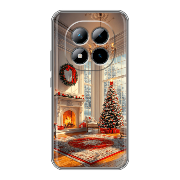 Силиконовый чехол на Xiaomi Redmi Note 15 Pro Plus 5G с принтом Новый год Силиконовый чехол на Xiaomi Redmi Note 15 Pro Plus 5G с принтом Новый год