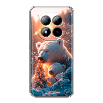 Силиконовый чехол на Xiaomi Redmi Note 15 Pro Plus 5G с принтом Новый год Силиконовый чехол на Xiaomi Redmi Note 15 Pro Plus 5G с принтом Новый год