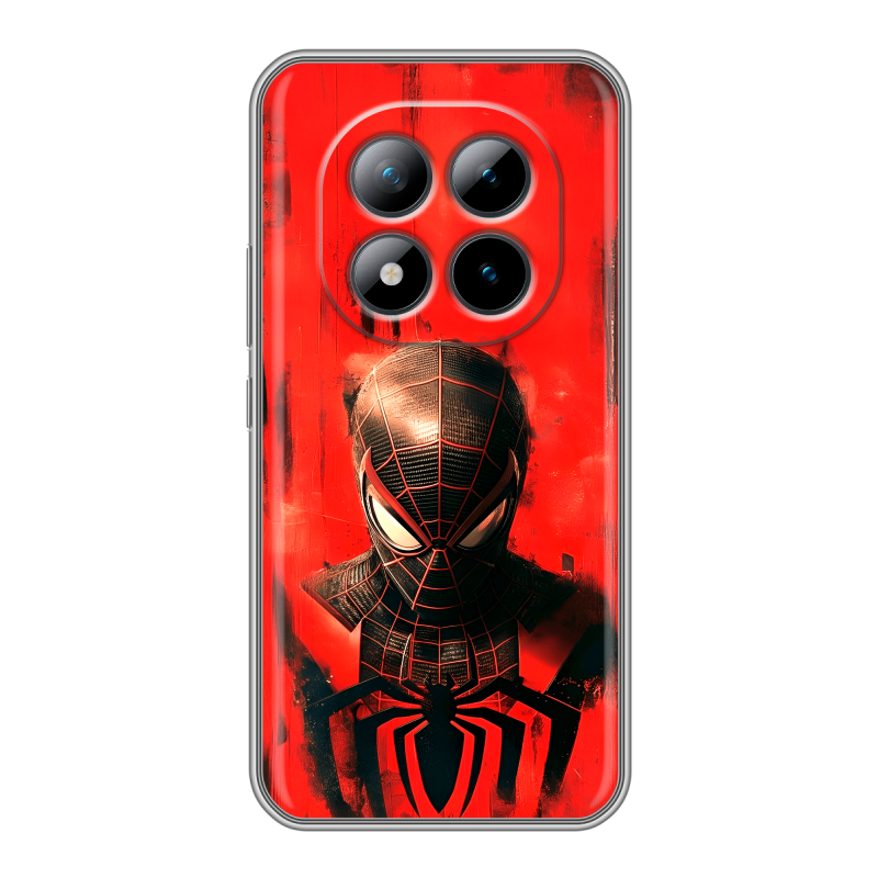 Силиконовый чехол на Xiaomi Redmi Note 15 Pro Plus 5G с принтом человек паук spiderman Силиконовый чехол на Xiaomi Redmi Note 15 Pro Plus 5G с принтом человек паук spiderman