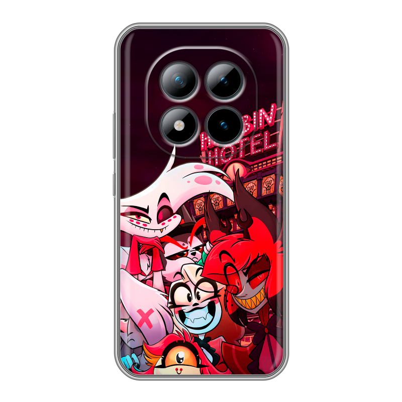 Силиконовый чехол на Xiaomi Redmi Note 15 Pro Plus 5G с принтом Hazbin Hotel Отель Хазбин Силиконовый чехол на Xiaomi Redmi Note 15 Pro Plus 5G с принтом Hazbin Hotel Отель Хазбин