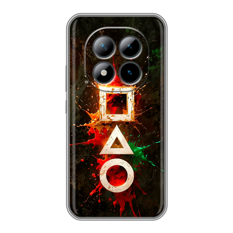 Силиконовый чехол на Xiaomi Redmi Note 15 Pro Plus 5G с принтом Squid Game Игра кальмара Силиконовый чехол на Xiaomi Redmi Note 15 Pro Plus 5G с принтом Squid Game Игра кальмара