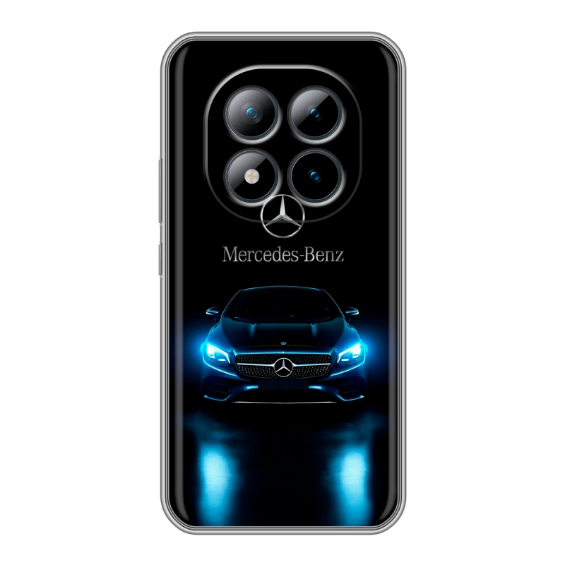 Силиконовый чехол на Xiaomi Redmi Note 15 Pro Plus 5G с принтом Mercedes Мерседес Силиконовый чехол на Xiaomi Redmi Note 15 Pro Plus 5G с принтом Mercedes Мерседес