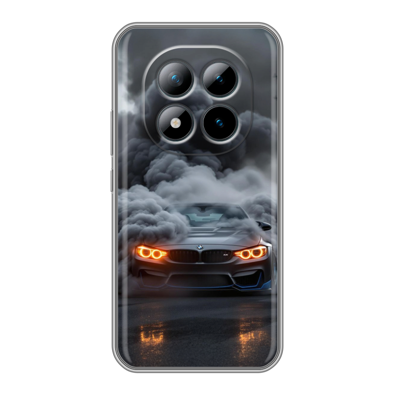 Силиконовый чехол на Xiaomi Redmi Note 15 Pro Plus 5G с принтом BMW БМВ Силиконовый чехол на Xiaomi Redmi Note 15 Pro Plus 5G с принтом BMW БМВ