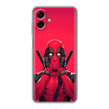 Силиконовый чехол на Samsung Galaxy A07 с принтом Дедпул Deadpool Силиконовый чехол на Samsung Galaxy A07 с принтом Дедпул Deadpool