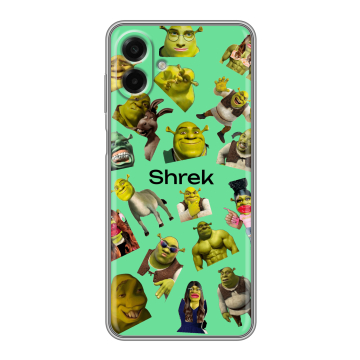 Силиконовый чехол на Samsung Galaxy A07 с принтом Шрек Shrek