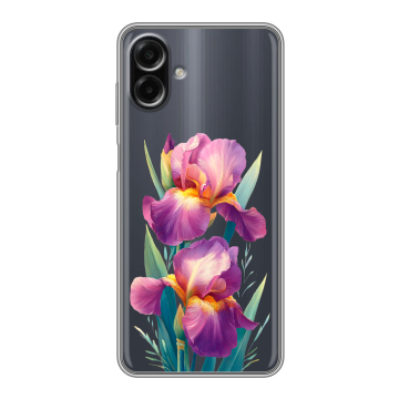 Силиконовый чехол на Samsung Galaxy A07 с принтом Цветы орхидеи