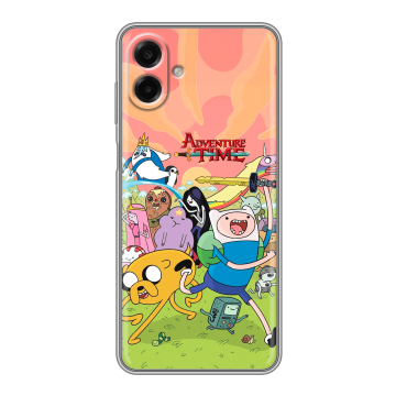 Силиконовый чехол на Samsung Galaxy A07 с принтом Adventure time Время приключений