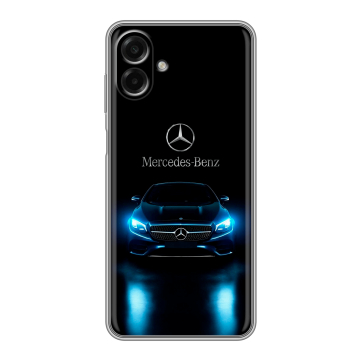 Силиконовый чехол на Samsung Galaxy A07 с принтом Mercedes Мерседес Силиконовый чехол на Samsung Galaxy A07 с принтом Mercedes Мерседес