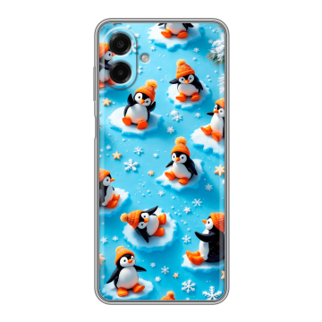 Силиконовый чехол на Samsung Galaxy A07 с принтом Новый год