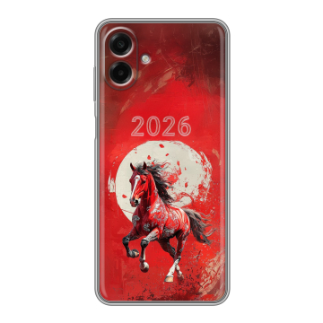 Силиконовый чехол на Samsung Galaxy A07 с принтом Новый год