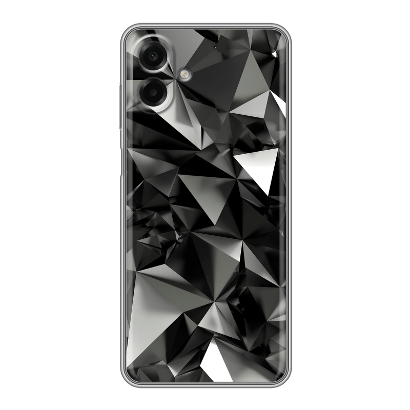 Силиконовый чехол на Samsung Galaxy A07 с принтом Черные кристаллы Силиконовый чехол на Samsung Galaxy A07 с принтом Черные кристаллы