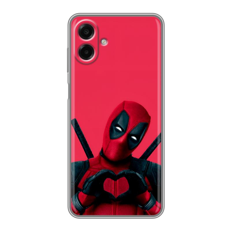 Силиконовый чехол на Samsung Galaxy A07 с принтом Дедпул Deadpool Силиконовый чехол на Samsung Galaxy A07 с принтом Дедпул Deadpool