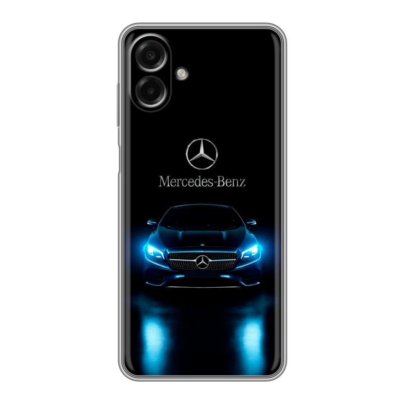Силиконовый чехол на Samsung Galaxy A07 с принтом Mercedes Мерседес Силиконовый чехол на Samsung Galaxy A07 с принтом Mercedes Мерседес