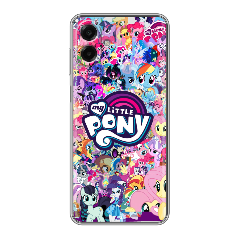 Силиконовый чехол на Samsung Galaxy A07 с принтом My little pony Дружба чудо Силиконовый чехол на Samsung Galaxy A07 с принтом My little pony Дружба чудо
