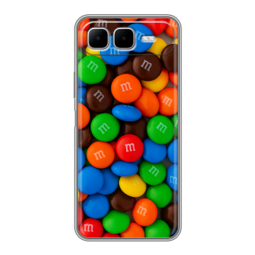 Силиконовый чехол на Infinix Smart 10 Plus с принтом Конфеты