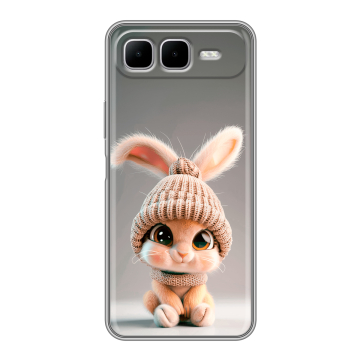 Силиконовый чехол на Infinix Smart 10 Plus с принтом Кролик Силиконовый чехол на Infinix Smart 10 Plus с принтом Кролик