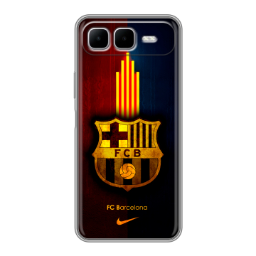 Силиконовый чехол на Infinix Smart 10 Plus с принтом Барселона Barcelona Силиконовый чехол на Infinix Smart 10 Plus с принтом Барселона Barcelona
