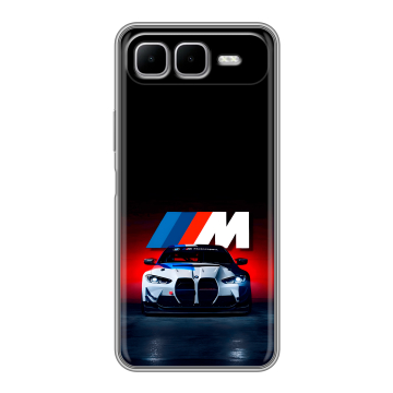 Силиконовый чехол на Infinix Smart 10 Plus с принтом БМВ BMW Силиконовый чехол на Infinix Smart 10 Plus с принтом БМВ BMW