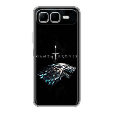 Силиконовый чехол на Infinix Smart 10 Plus с принтом Игра Престолов Game Thrones