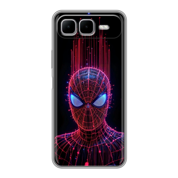 Силиконовый чехол на Infinix Smart 10 Plus с принтом Spiderman Человек паук