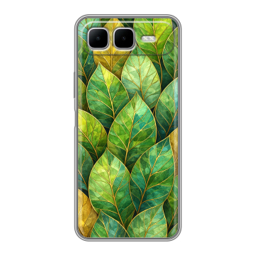 Силиконовый чехол на Infinix Smart 10 Plus с принтом женский