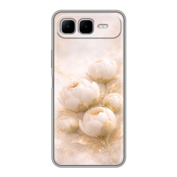 Силиконовый чехол на Infinix Smart 10 Plus с принтом женский
