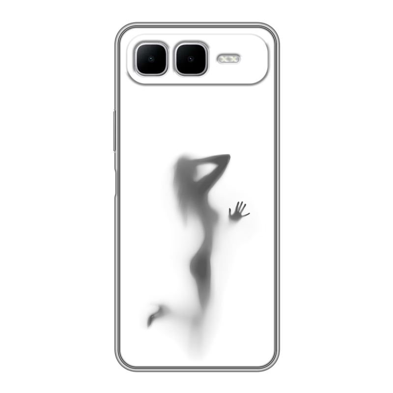 Силиконовый чехол на Infinix Smart 10 Plus с принтом Силуэт Силиконовый чехол на Infinix Smart 10 Plus с принтом Силуэт