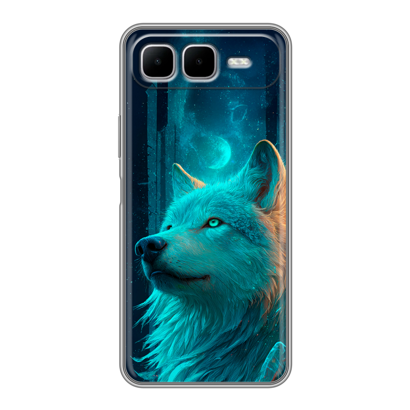 Силиконовый чехол на Infinix Smart 10 Plus с принтом бабочки саккура Силиконовый чехол на Infinix Smart 10 Plus с принтом бабочки саккура