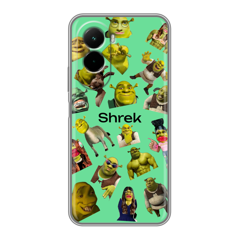 Силиконовый чехол на Poco M7 4G с принтом Шрек Shrek Силиконовый чехол на Poco M7 4G с принтом Шрек Shrek